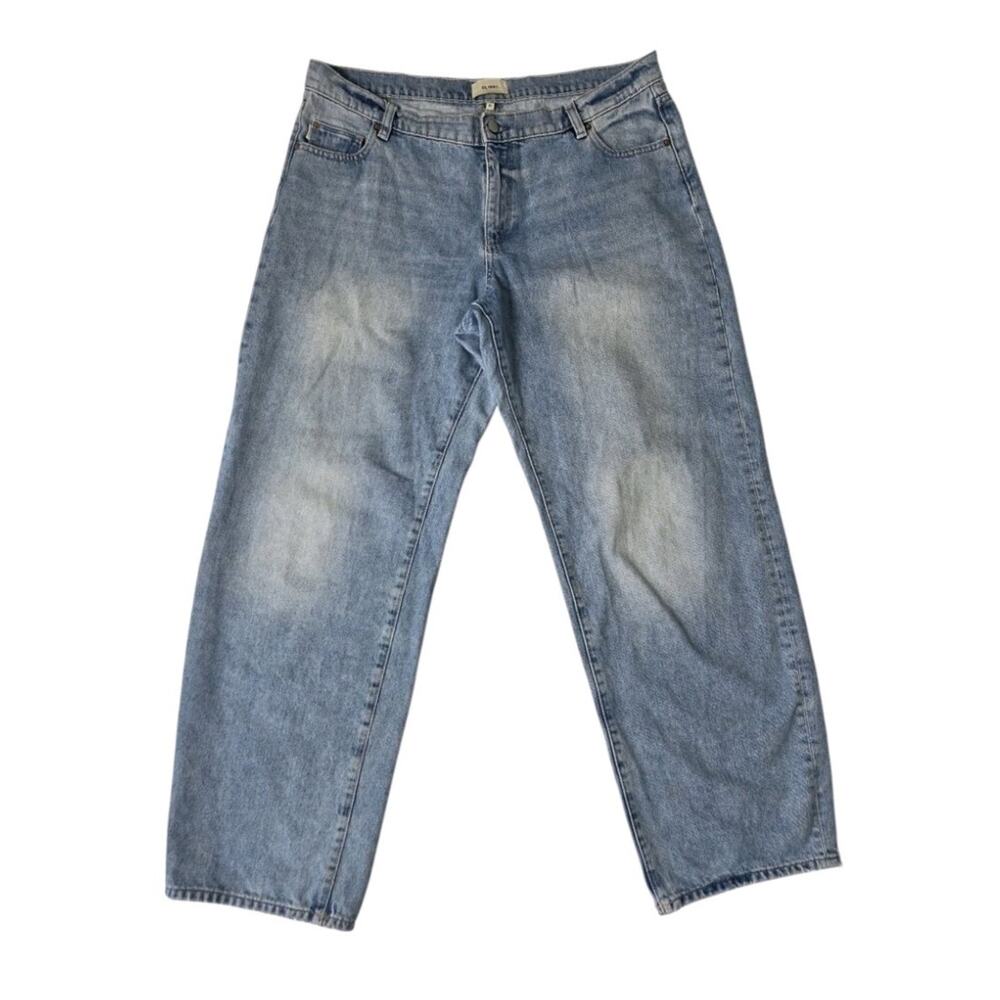 DL1961 Ilia Barrel Jeans Low Rise Relaxed Baggy Y2K Aged Mid Denim Size 31 - Picture 2 of 13